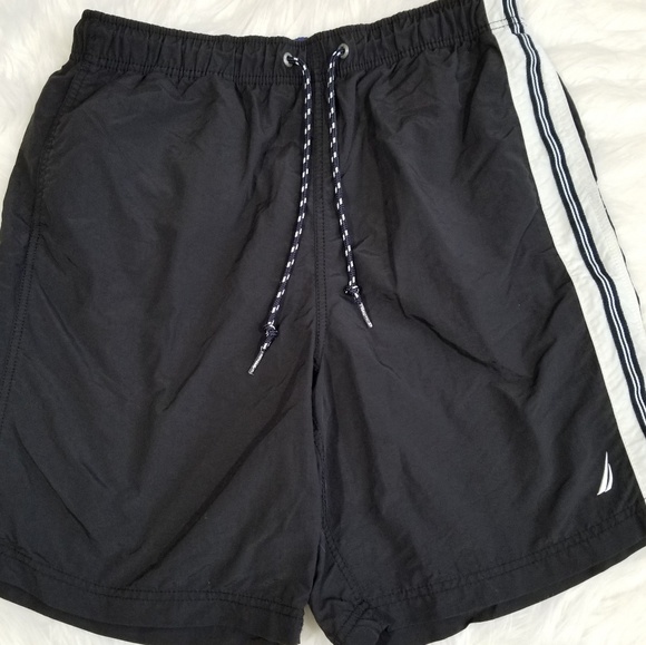 Nautica swim athletic black shorts. Size M - Picture 2 of 8